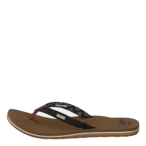 Reef Cushion Sands Black/tan