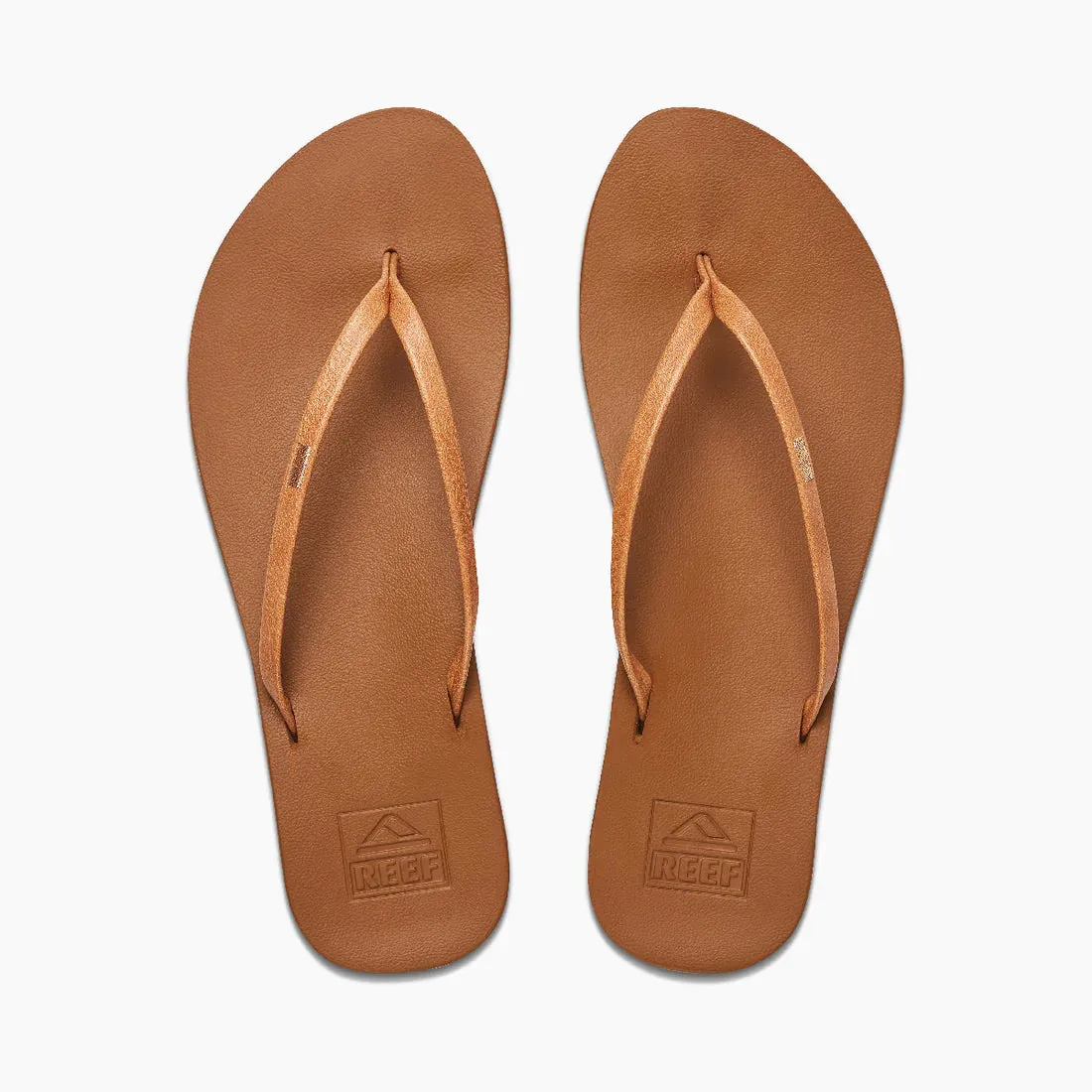 Reef Womens Cushion Slim Natural Sandal