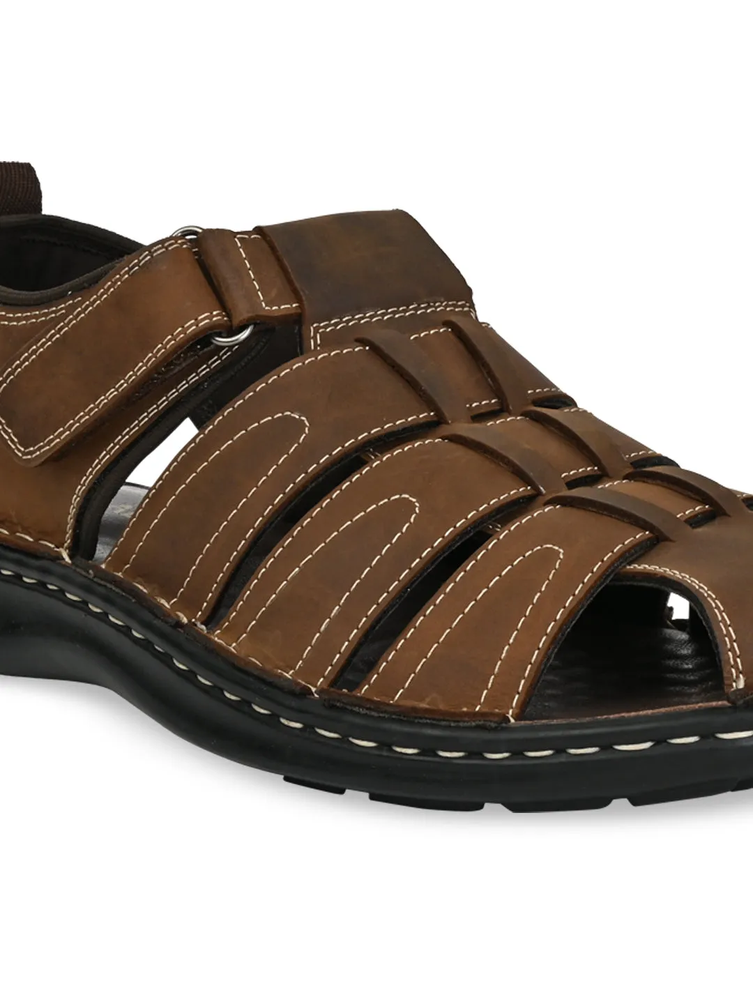 Regal Tan Men Fishermen Sandals