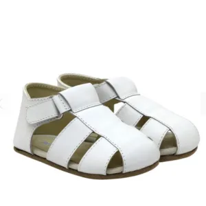 Robeez Lacey First Kick Sandal - White