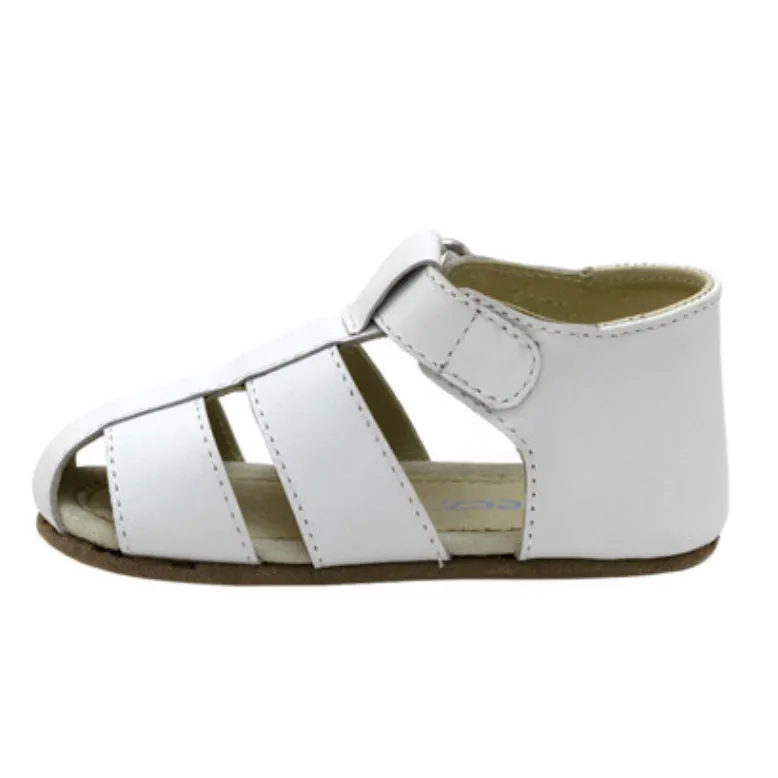 Robeez Lacey First Kick Sandal - White