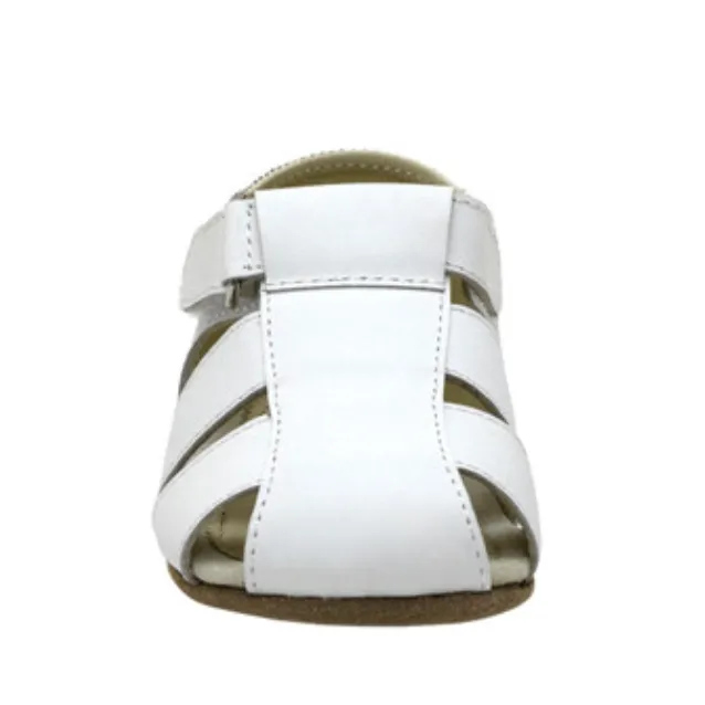 Robeez Lacey First Kick Sandal - White