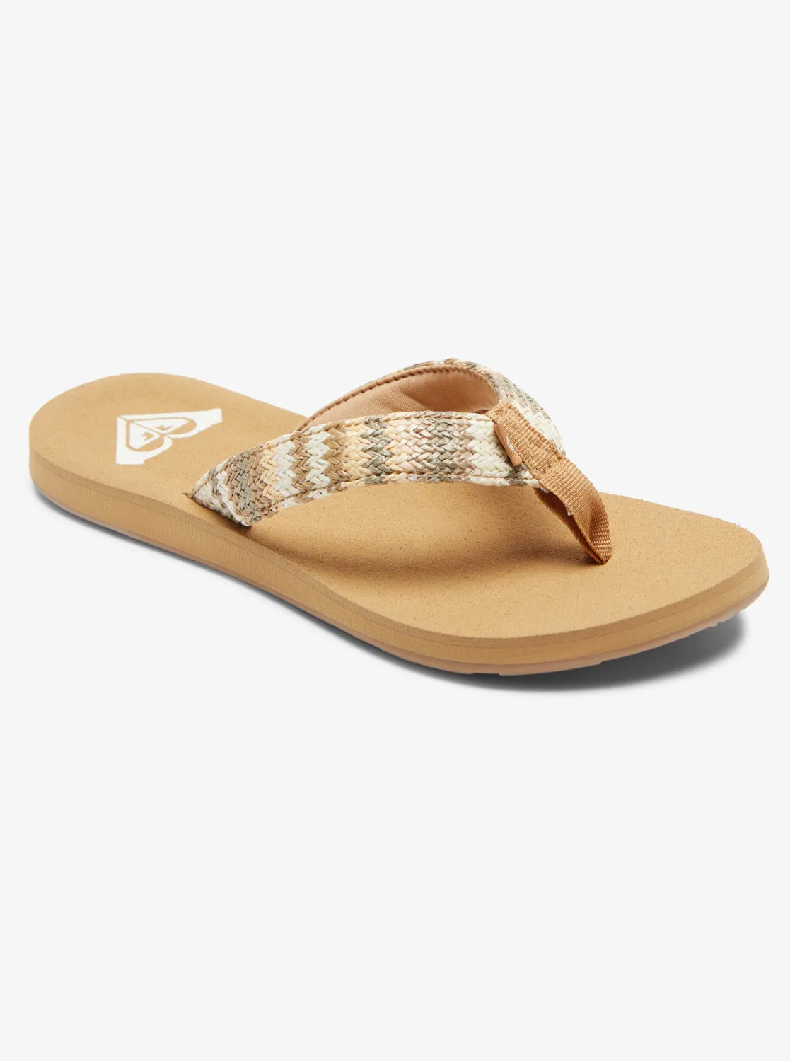 Roxy Womens Porto Raffia Flip-Flops