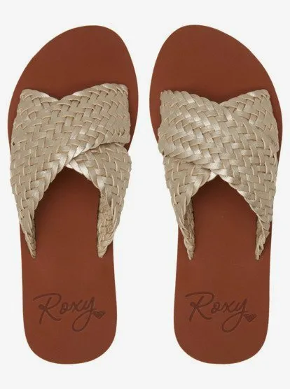 Roxy Womens Roselani Sandals - Champagne