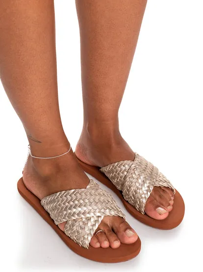 Roxy Womens Roselani Sandals - Champagne