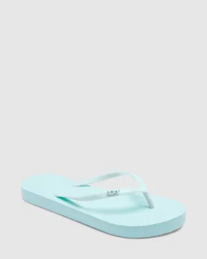 Roxy Womens Viva Hi Sandals - Light Blue