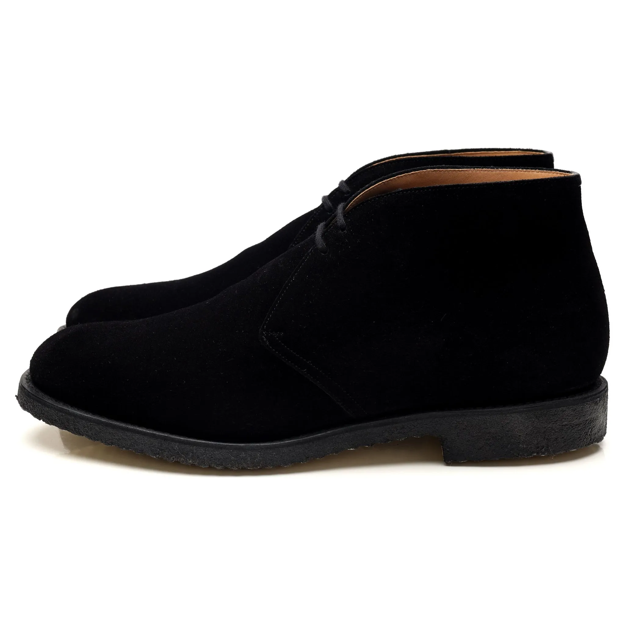 'Ryder' Black Suede Chukka Boots UK 9.5 G