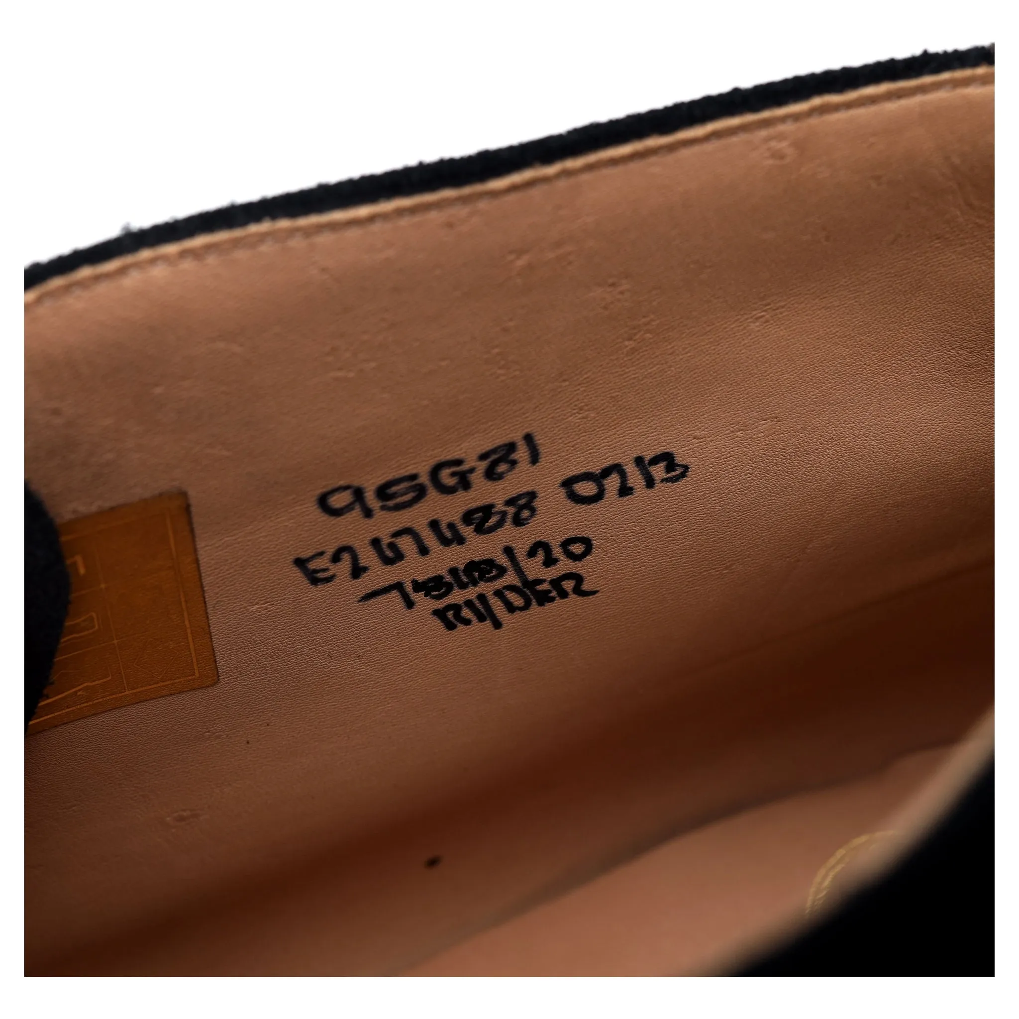 'Ryder' Black Suede Chukka Boots UK 9.5 G