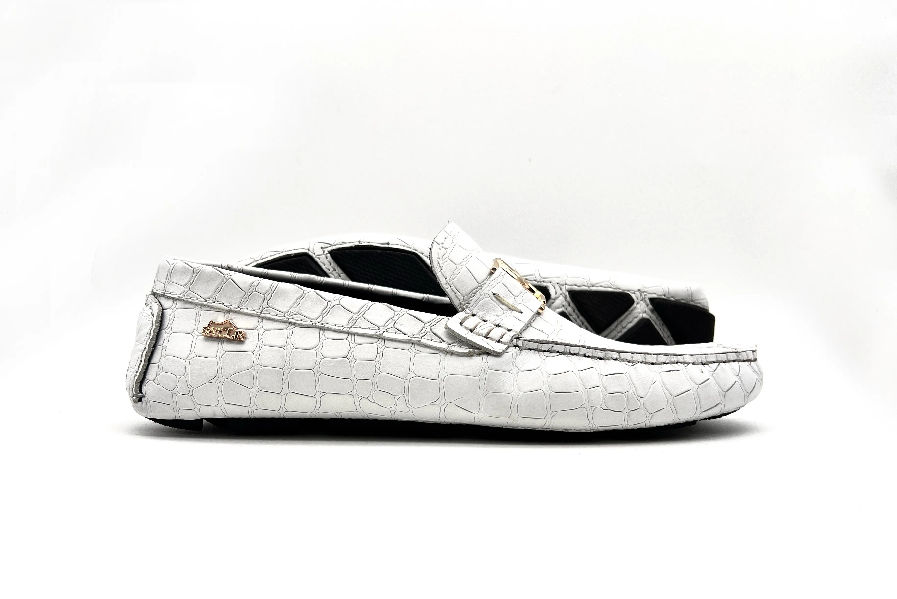 Salvio Crocodile Loafers