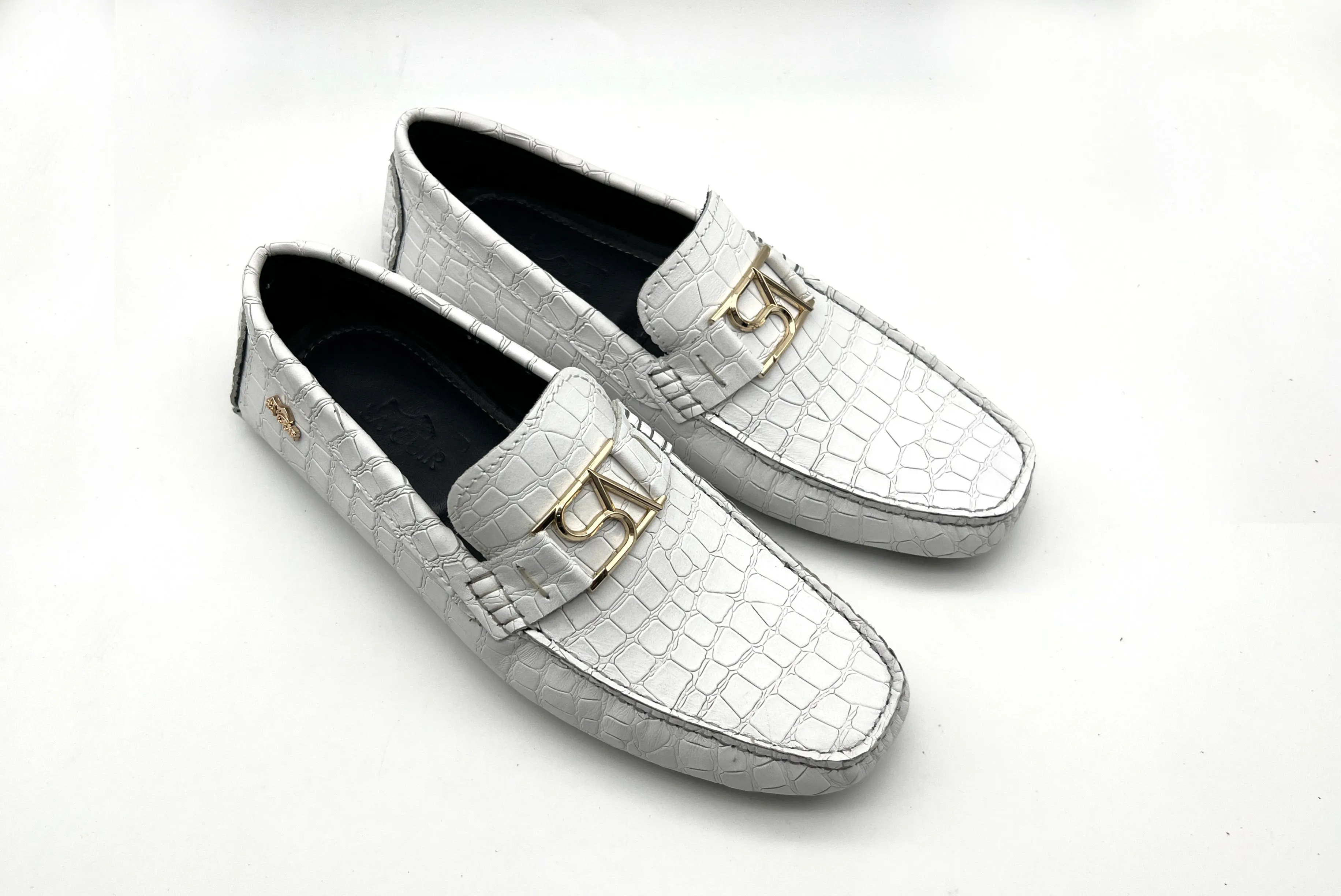 Salvio Crocodile Loafers