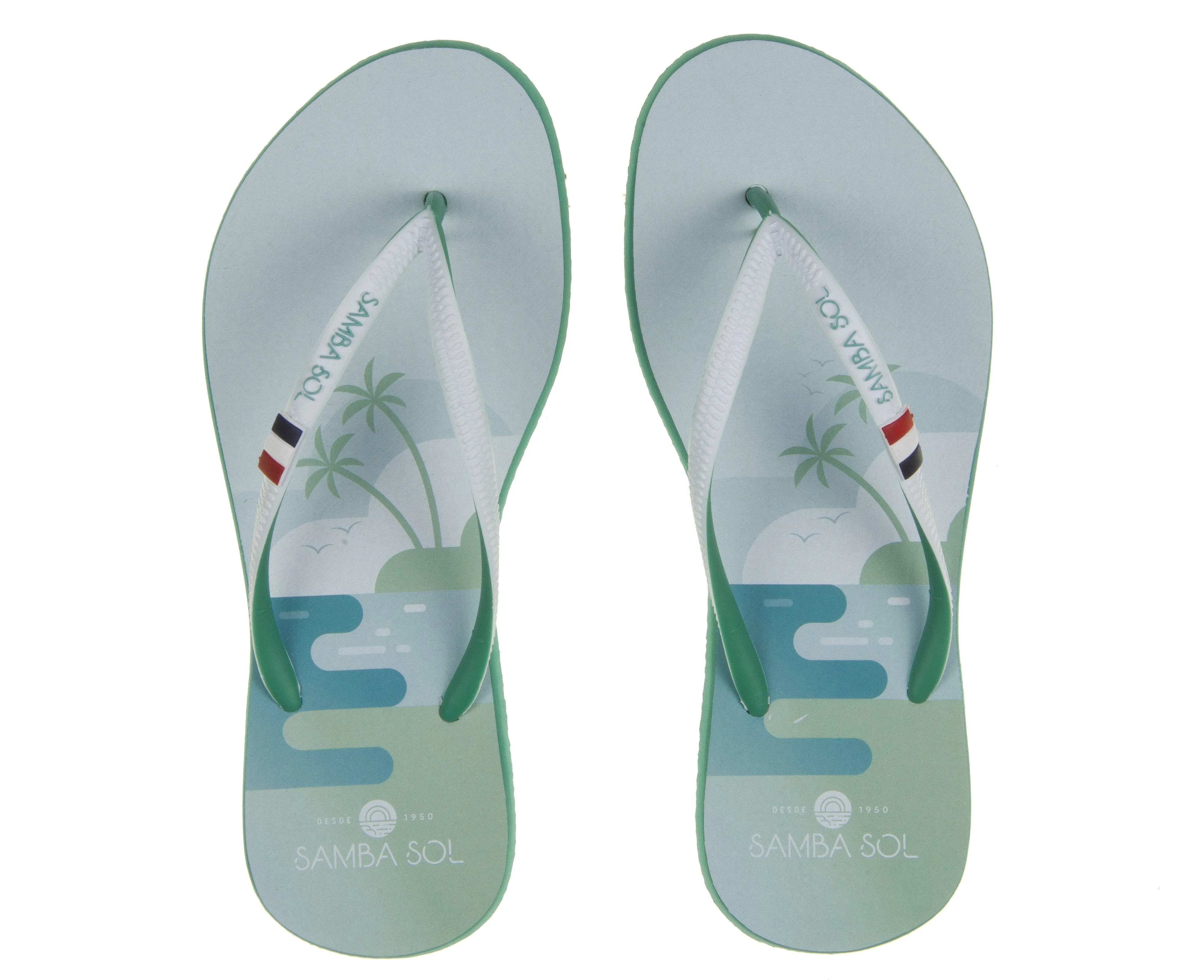 Samba Sol Women's Beach Collection Flip Flops - St Barths