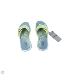Sandals Flip Flops By Clarks In Yellow, Size: 6