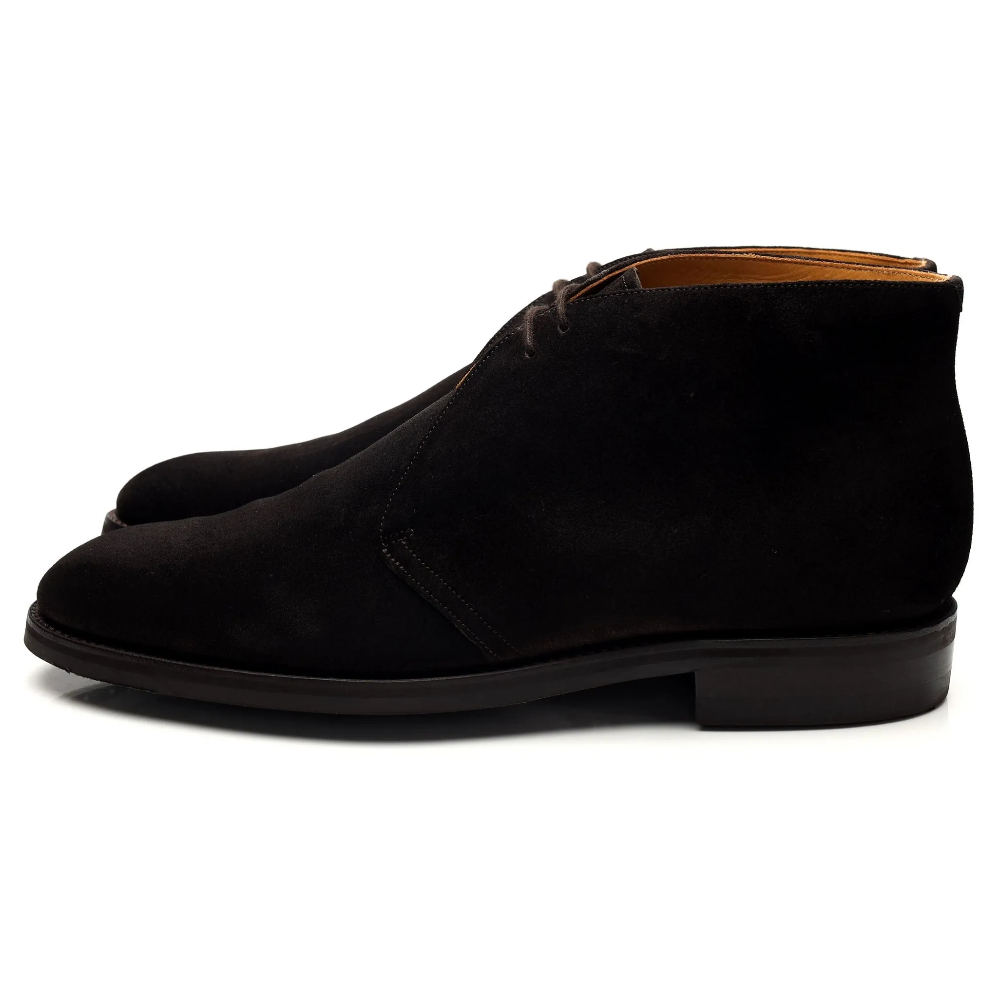 'Sandwell' Dark Brown Suede Chukka Boots UK 10.5 F