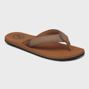 Seales Mens Flip Flop Tan