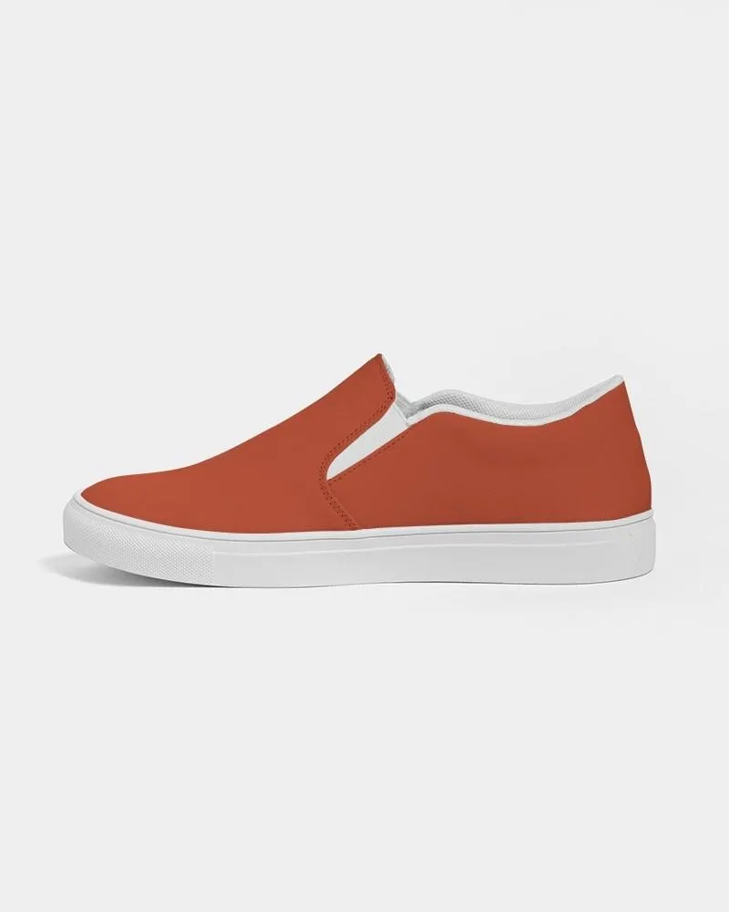 Shaded Orange Slip-On Canvas Sneakers | Men's | C0M88Y100K30