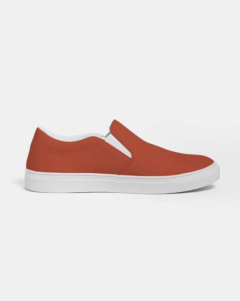 Shaded Orange Slip-On Canvas Sneakers | Men's | C0M88Y100K30