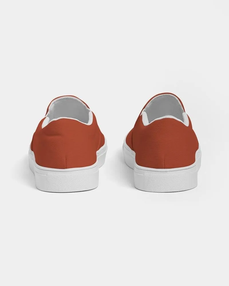 Shaded Orange Slip-On Canvas Sneakers | Men's | C0M88Y100K30