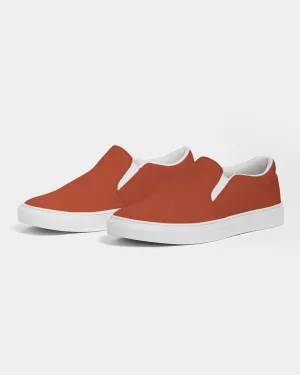 Shaded Orange Slip-On Canvas Sneakers | Men's | C0M88Y100K30