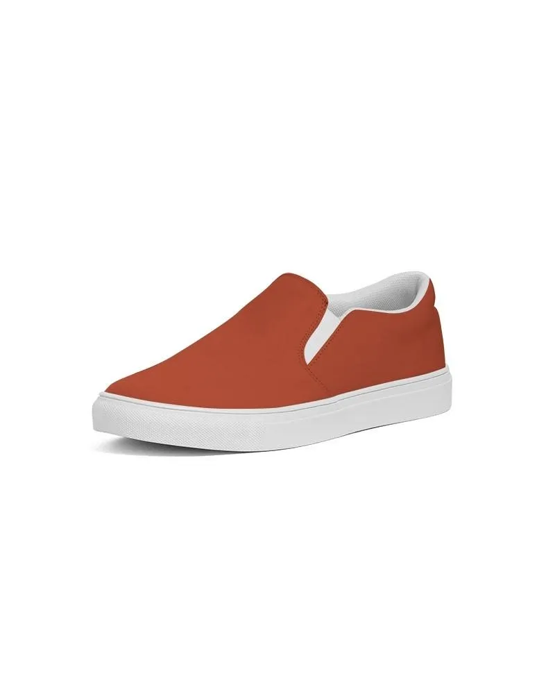 Shaded Orange Slip-On Canvas Sneakers | Men's | C0M88Y100K30