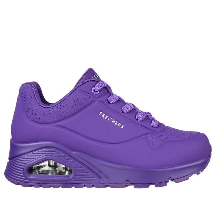 Skechers Uno Stand On Air Ladies Sneakers Purple