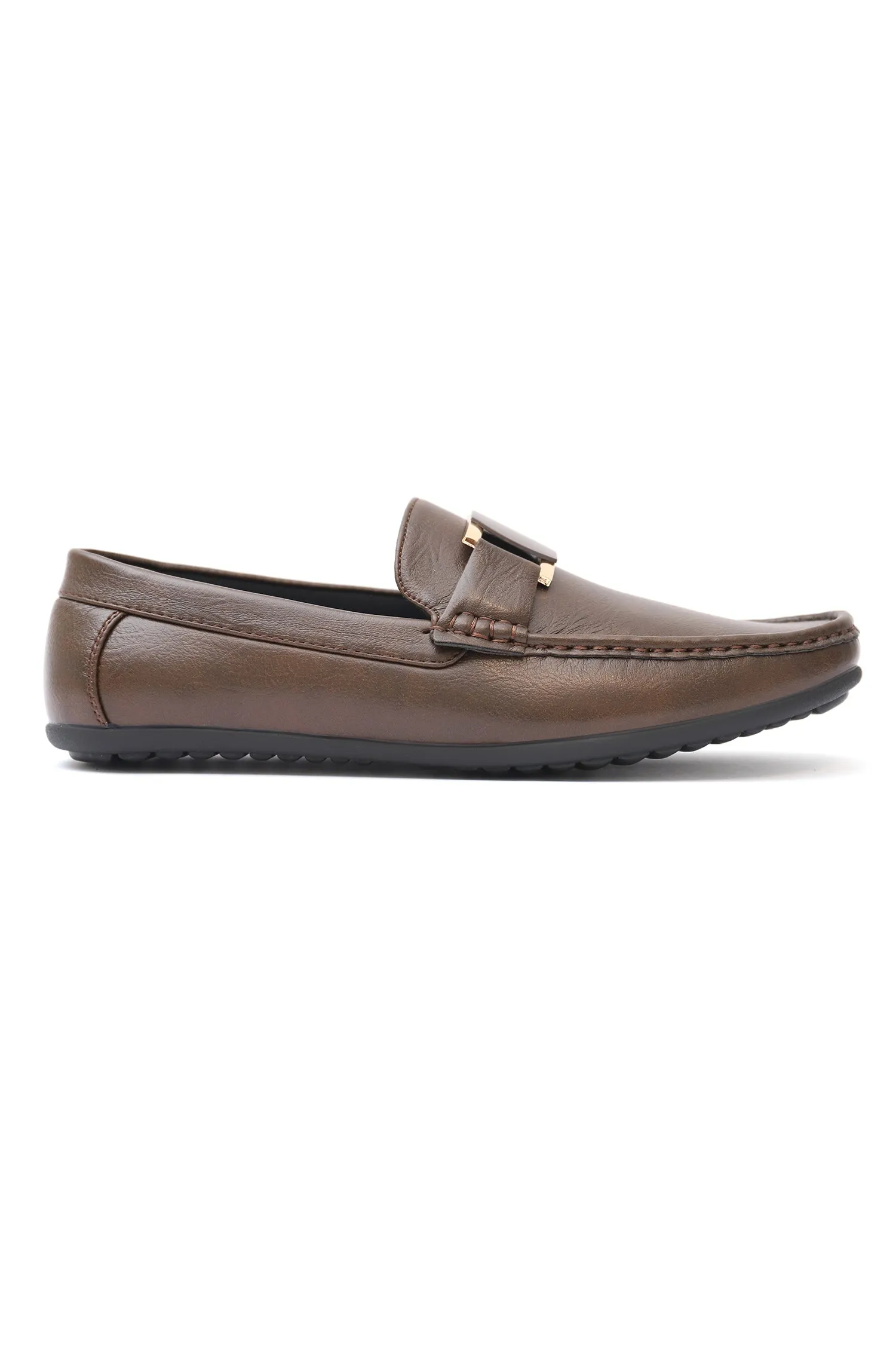 SQUARE-BIT LOAFERS-COFFEE