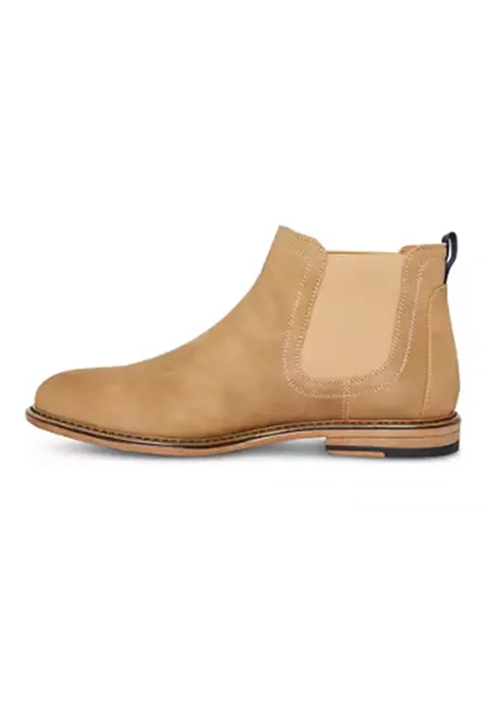 Steve Madden Greene Suede Chelsea Boots for Men in Taupe | GREENE-TAUPE