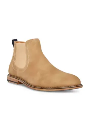 Steve Madden Greene Suede Chelsea Boots for Men in Taupe | GREENE-TAUPE