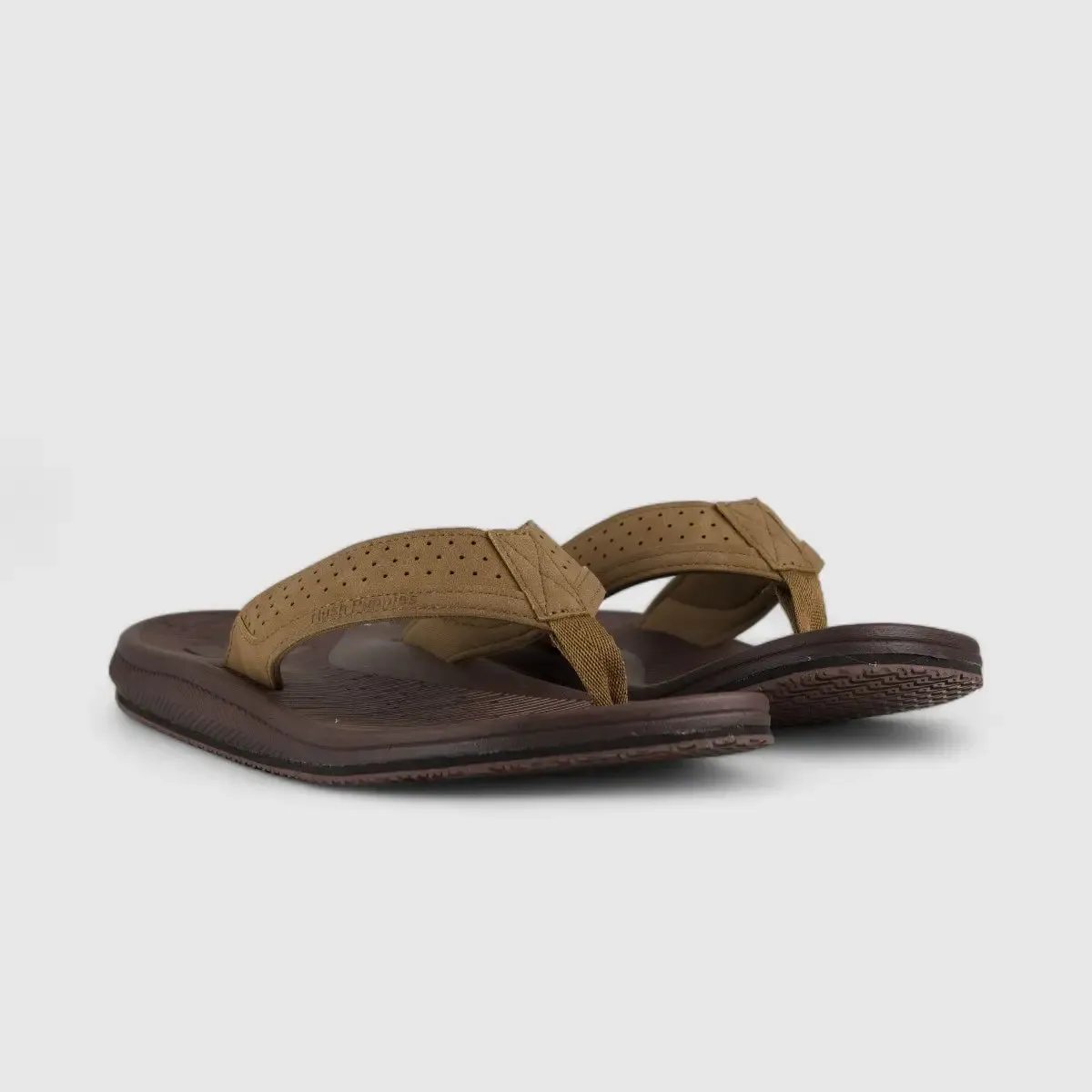 Strut Flip Flop Tan 00879