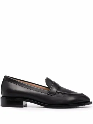 Stuart Weitzman Palmer leather loafers