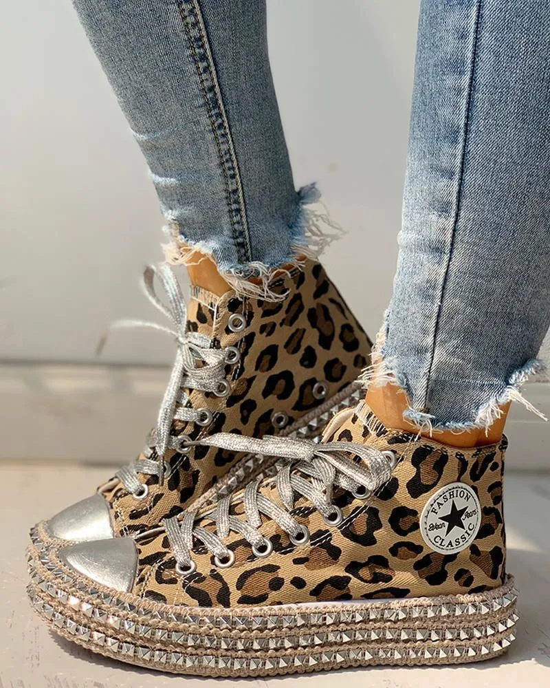 Studded High-Top