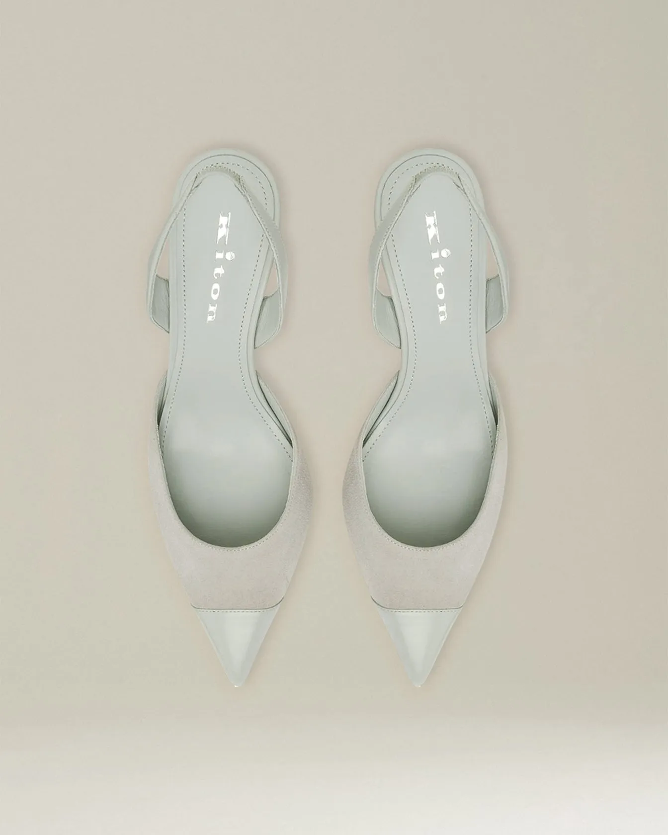 SUEDE SLINGBACK PUMPS