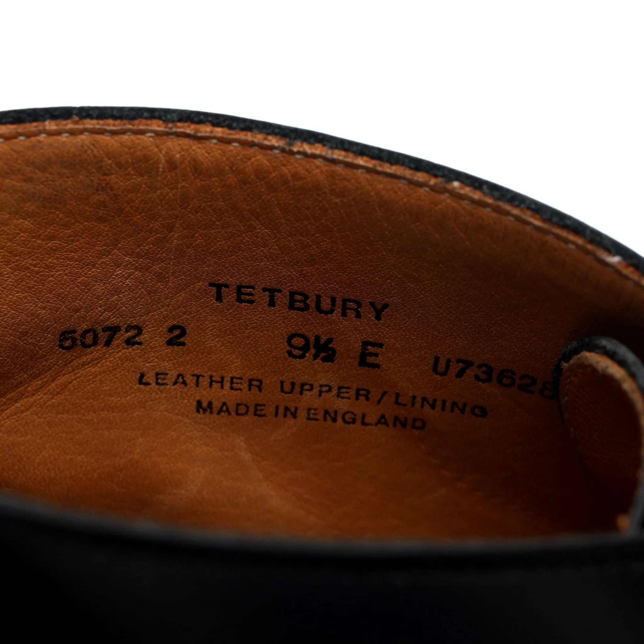 'Tetbury' Black Leather Chukka Boots UK 9.5 E