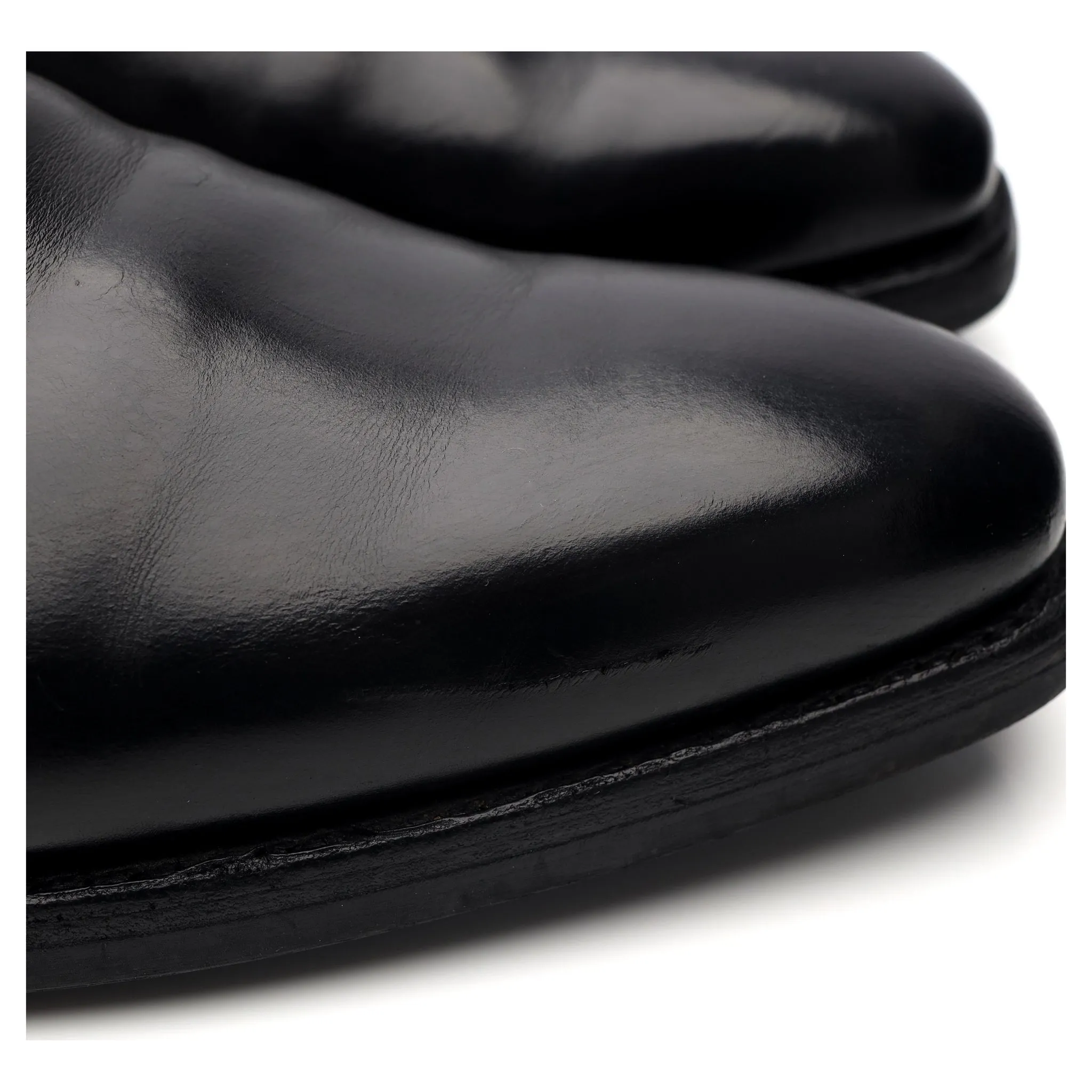 'Tetbury' Black Leather Chukka Boots UK 9.5 E