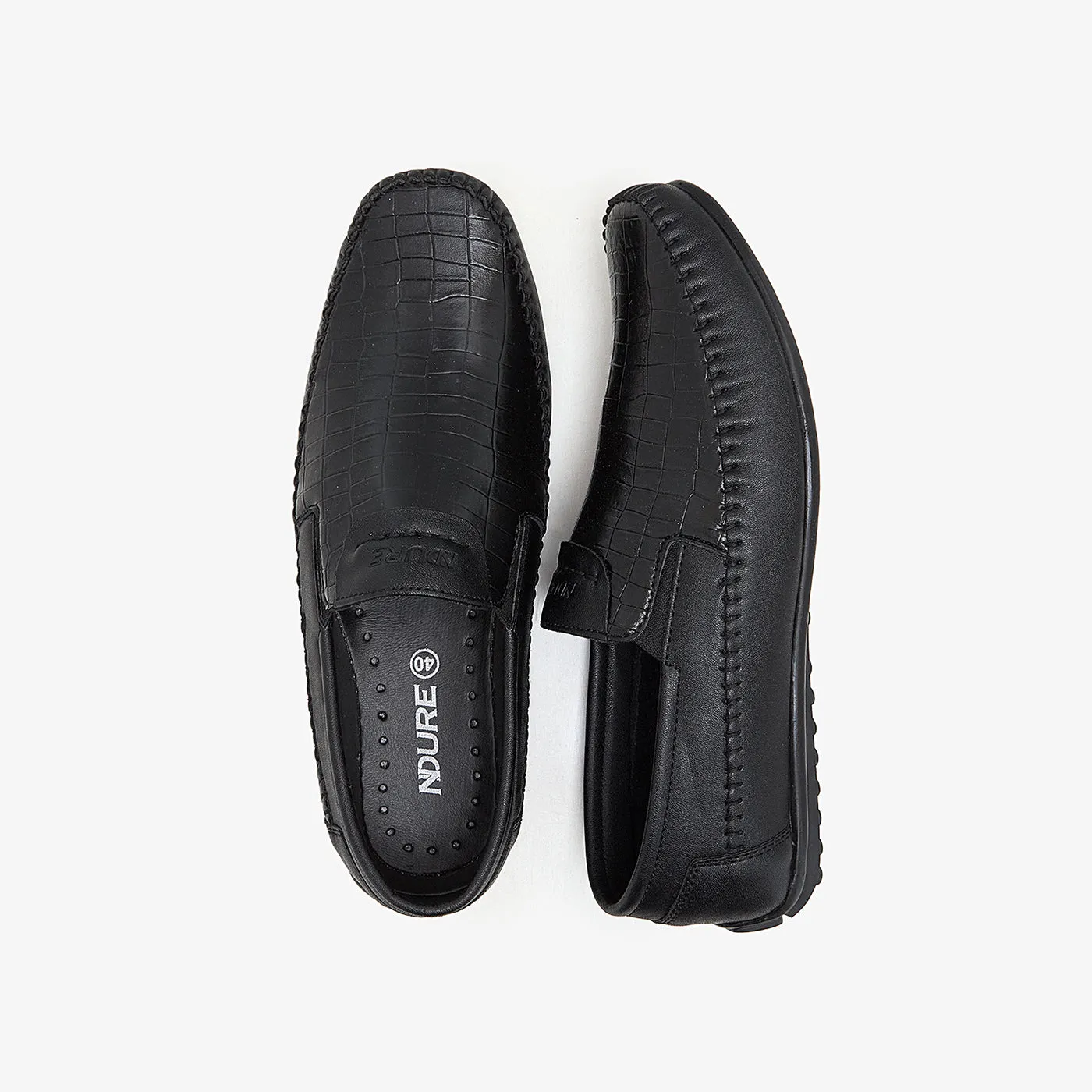Textured Loafers for Men