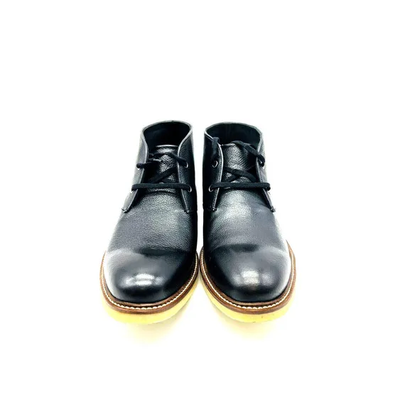The Men's Store at Bloomingdale's Leather Chukka Boots - Black, US 7.5