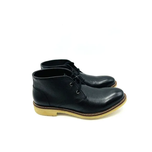 The Men's Store at Bloomingdale's Leather Chukka Boots - Black, US 7.5
