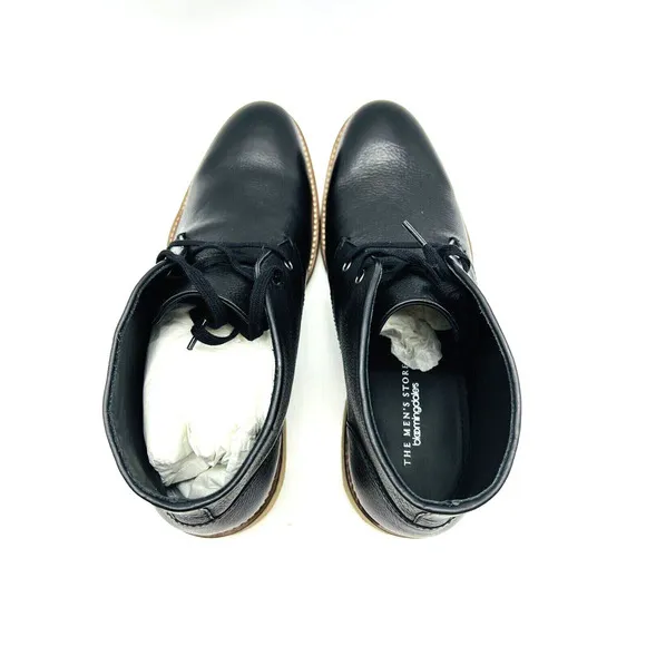 The Men's Store at Bloomingdale's Leather Chukka Boots - Black, US 7.5
