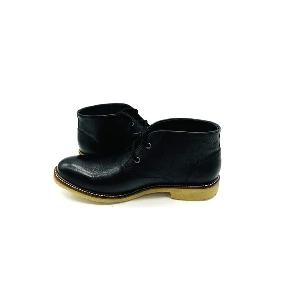 The Men's Store at Bloomingdale's Leather Chukka Boots - Black, US 7.5