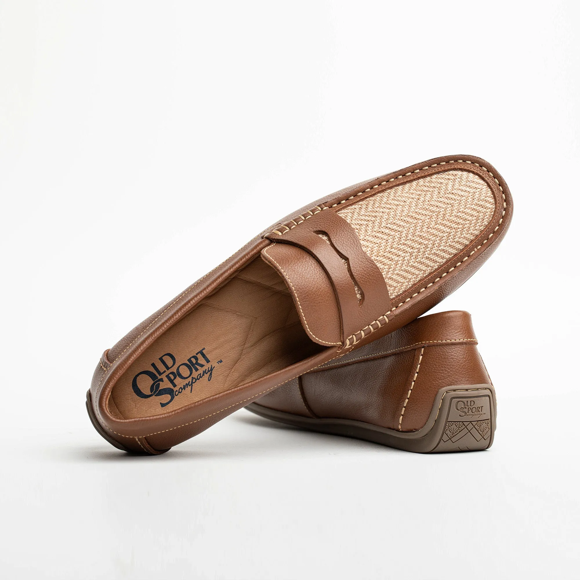 The Tan Herringbone Loafer
