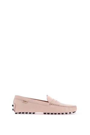 Tod's Crocodile Print Leather Driving Moccas