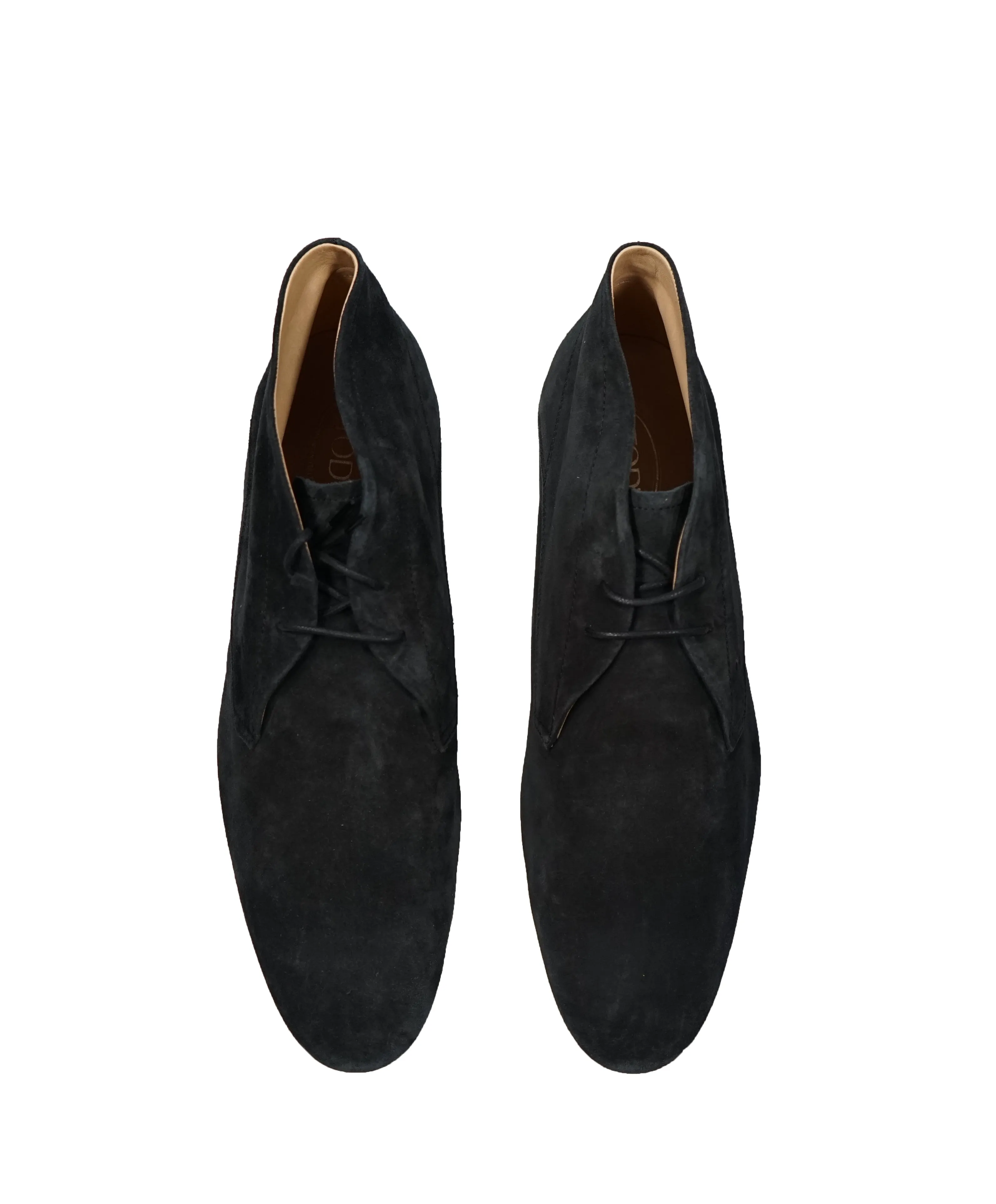 TOD’S -Weathered Style Suede Chukka Ankle Boots - 13.5