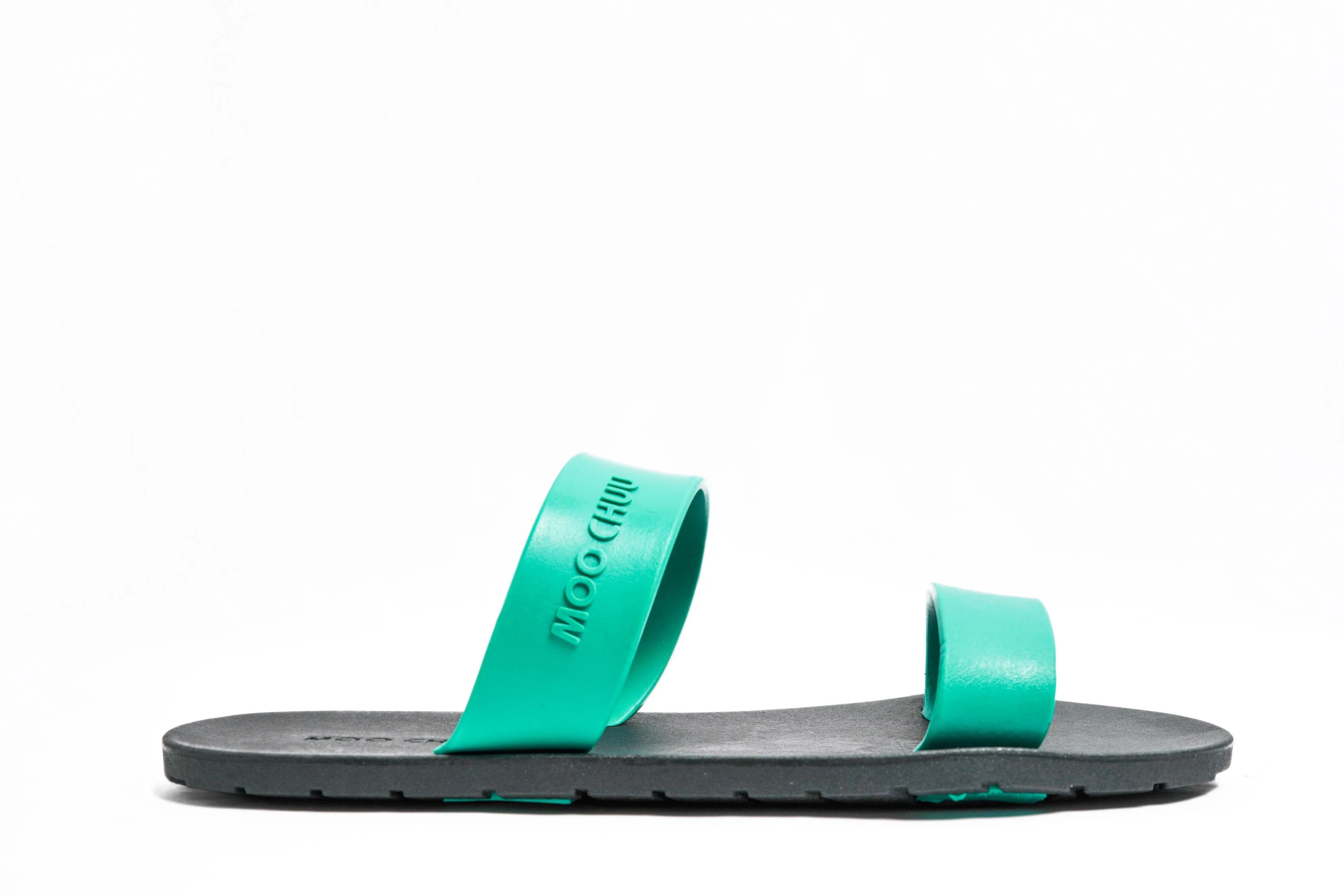 Twin Black Sole Green Strap