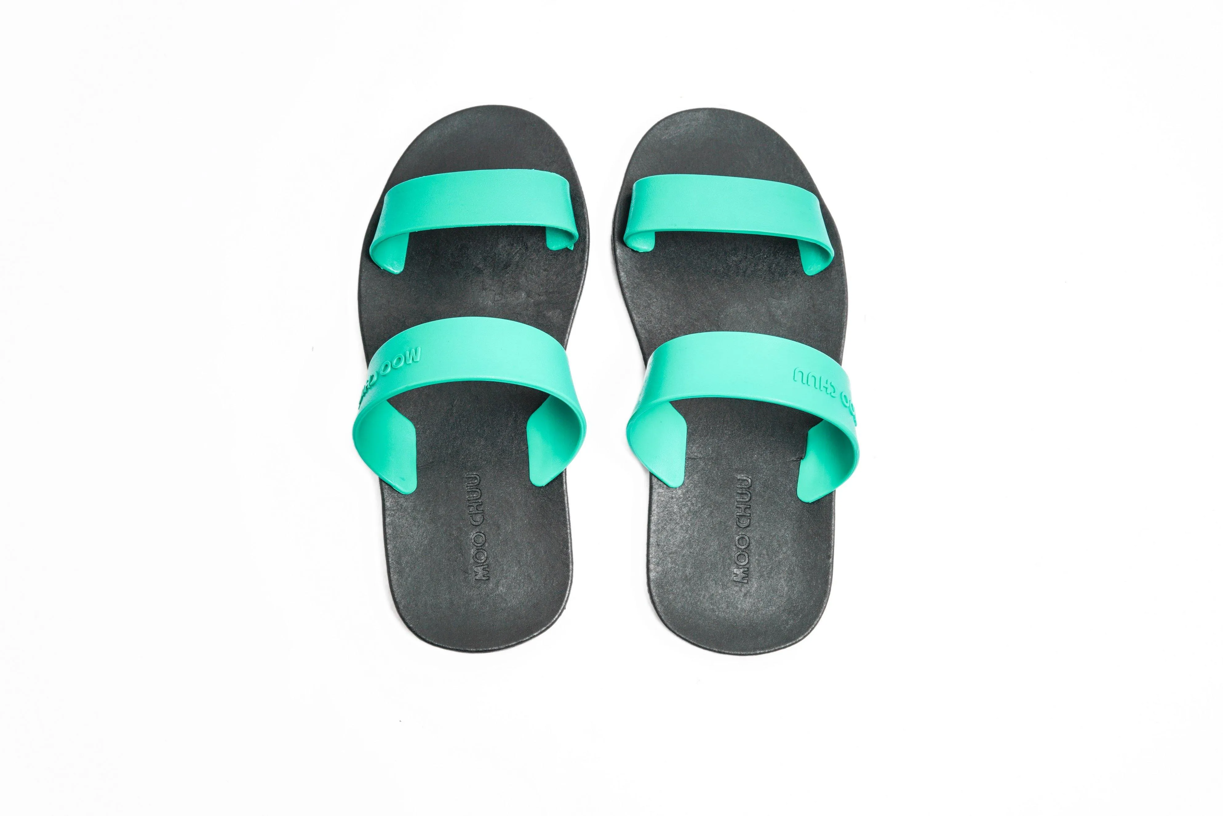 Twin Black Sole Green Strap