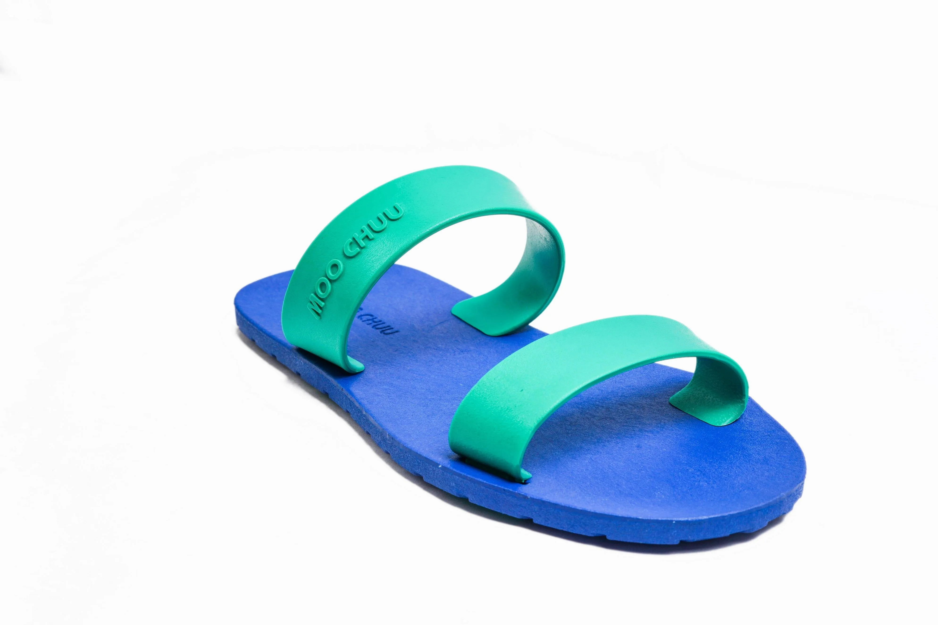 Twin Blue Sole Green Strap