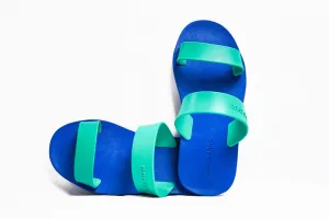 Twin Blue Sole Green Strap