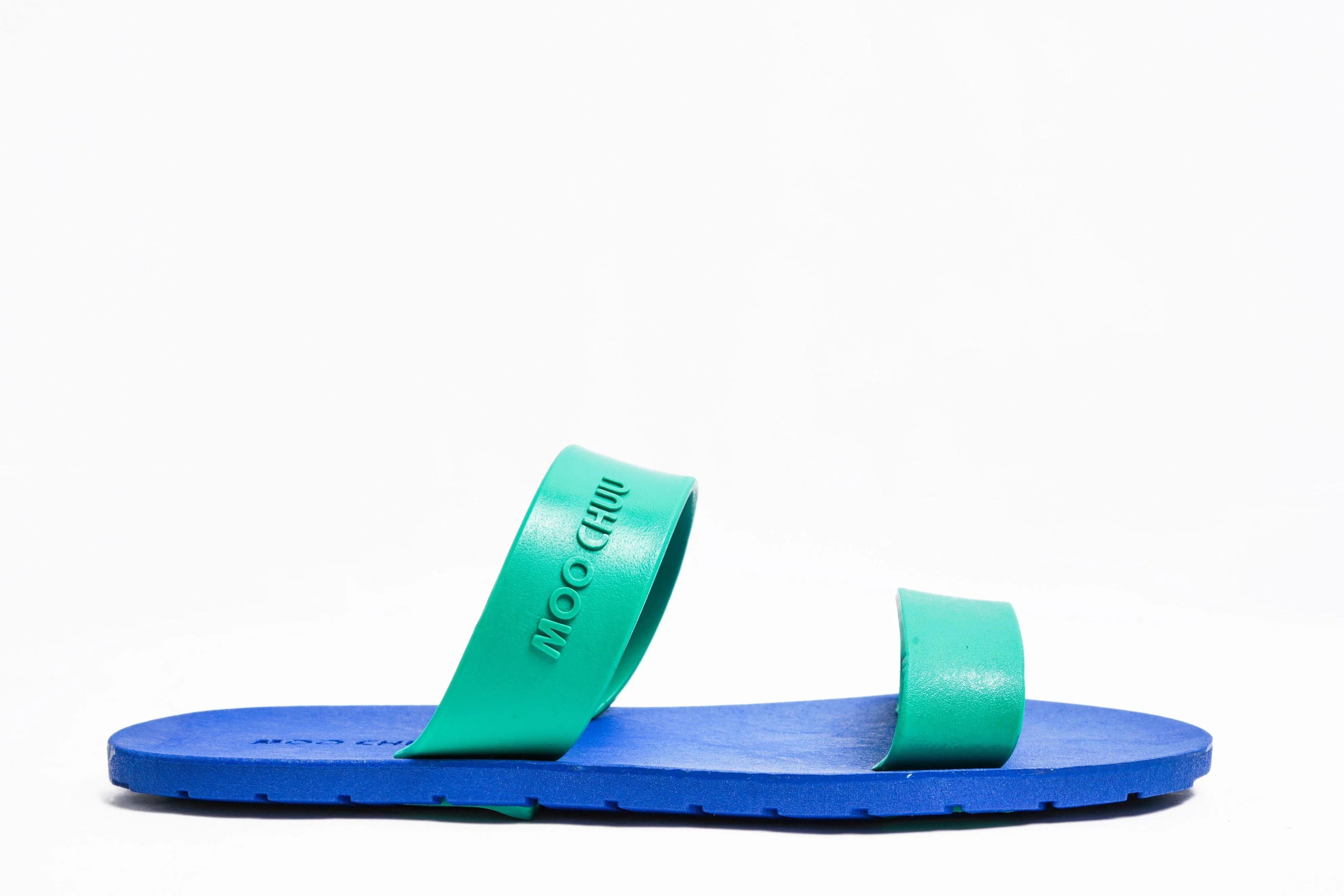 Twin Blue Sole Green Strap