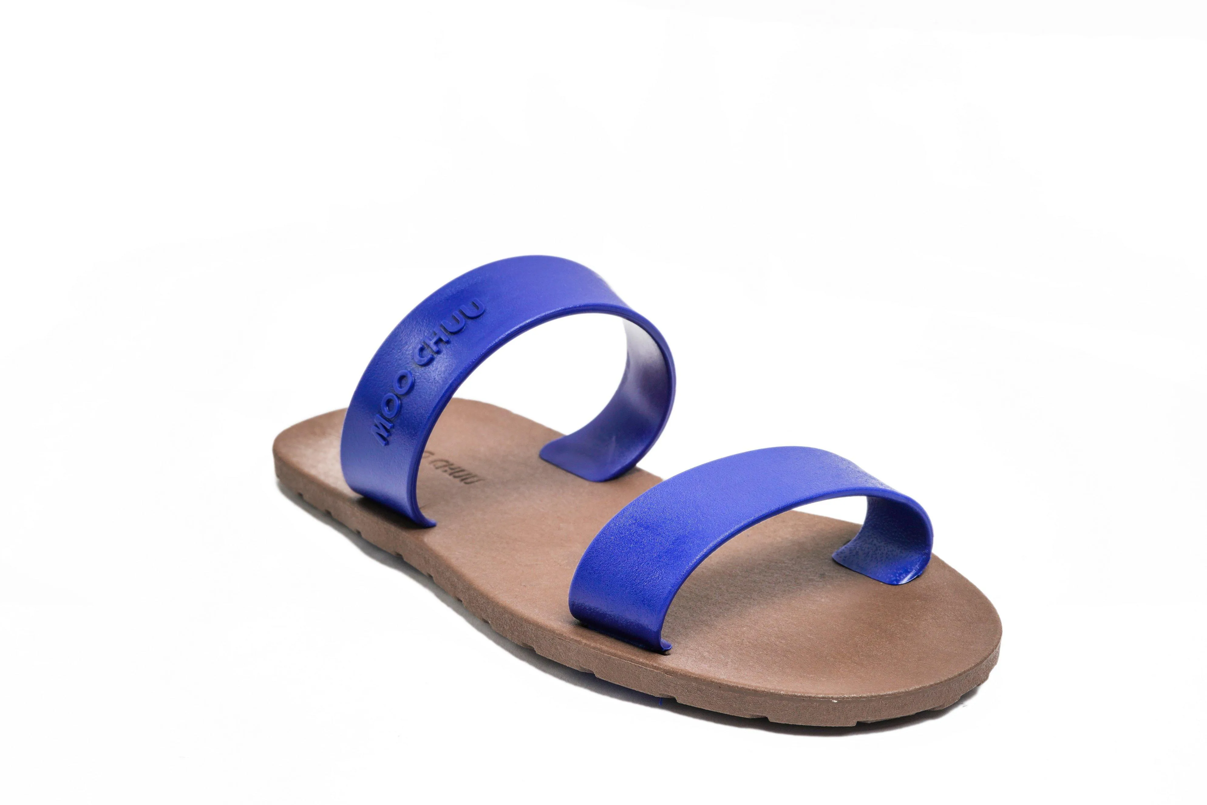 Twin Brown Sole Blue Strap