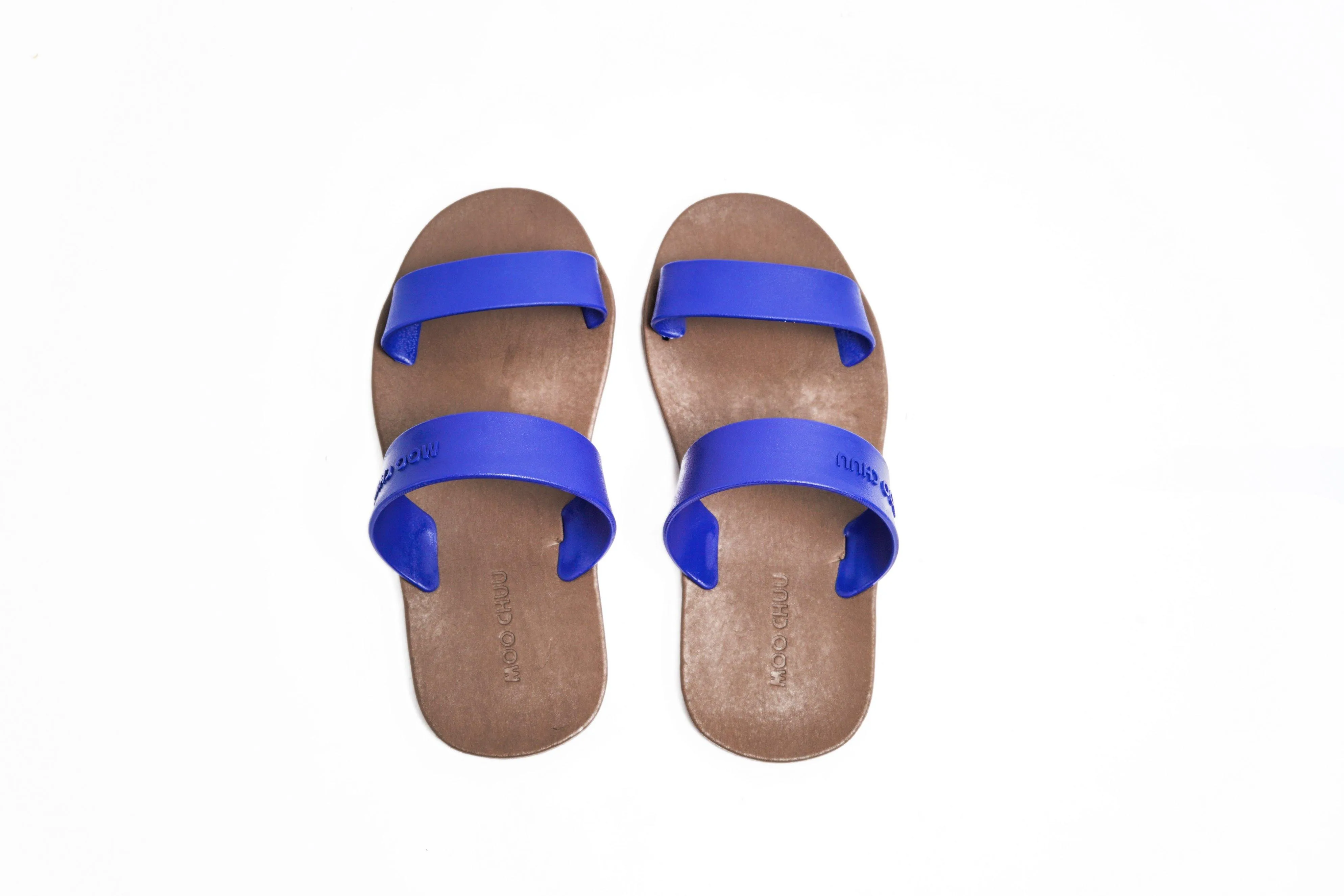 Twin Brown Sole Blue Strap