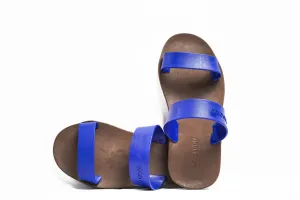 Twin Brown Sole Blue Strap