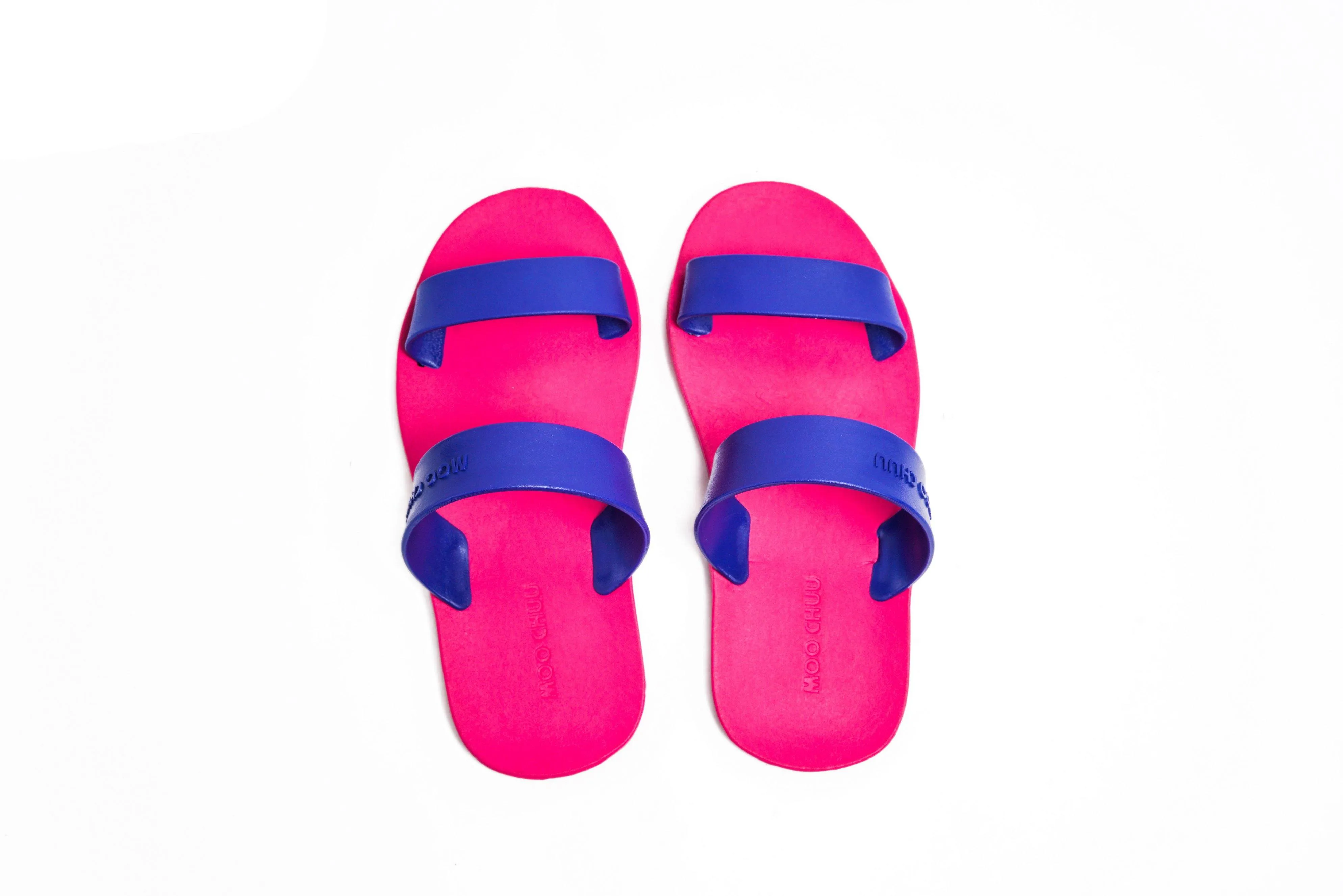 Twin Pink Sole Blue Strap